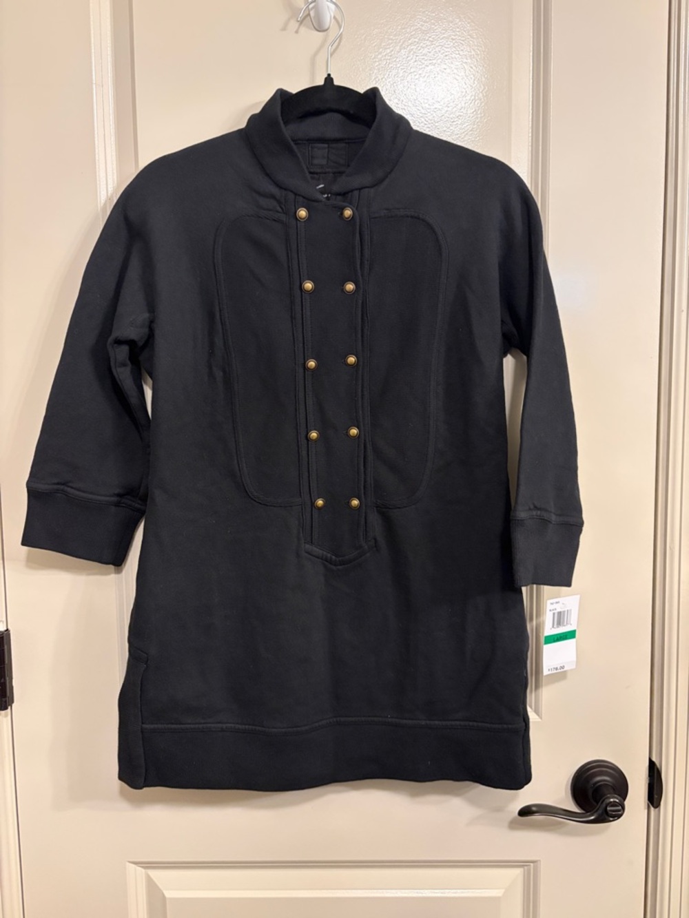 Deadstock NWT Citizens of Humanity Jerome Dahan Military Bib Sweatshirt Tunic